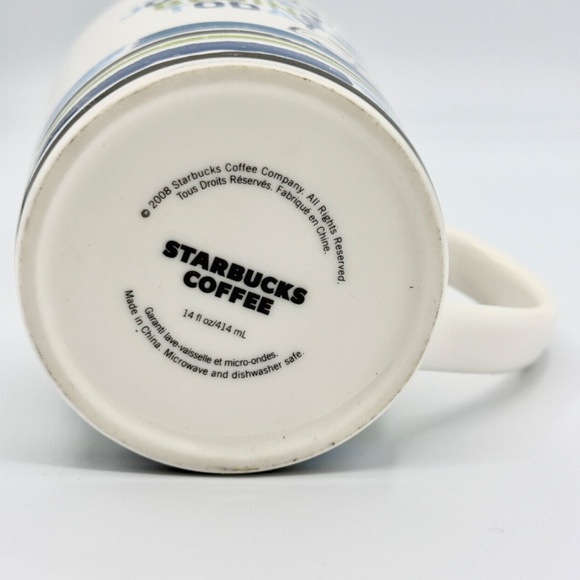Starbucks "My Journey Begins Today" Graphic Collectors Coffee Cup Teacup Mug - Picture 5 of 5